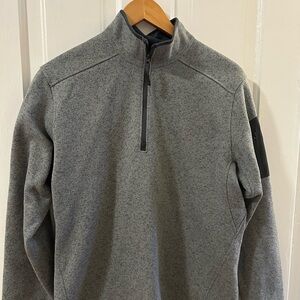 arc'teryx fleece gray men’s Medium
